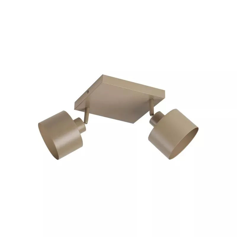 Kinkiet E27 LED Elza ruchomy x2 beżowy-5904703030317