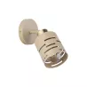 Kinkiet E27 LED Elen ruchomy x1 beż+złoty-5904703030225