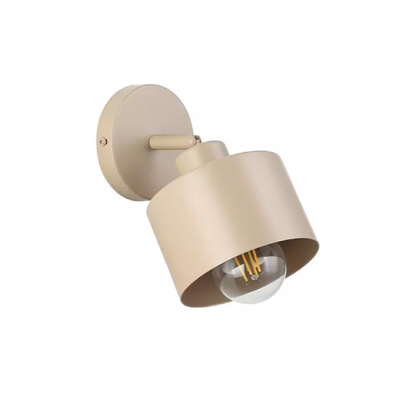 Kinkiet E27 LED Elza ruchomy x1 beżowy-5904703030324