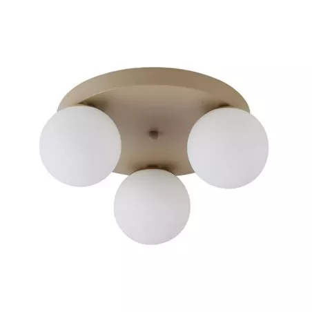 Kinkiet E27 LED Bali-12 29cm x3-1 beż+złoty-5904703029953