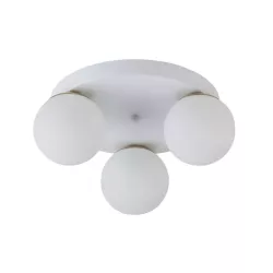 Kinkiet E27 LED Bali-12 29cm x3-1 biały+złoty-5904703029960