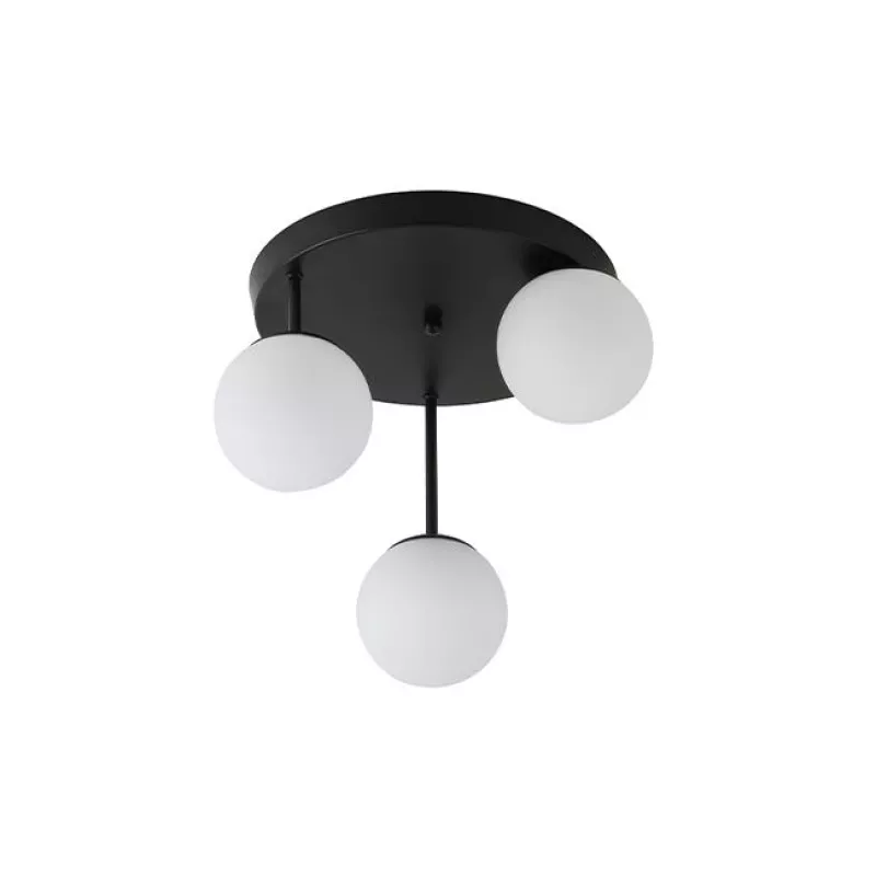 Kinkiet E27 LED Bali-12 29cm x3-2 czarny-5904703029977
