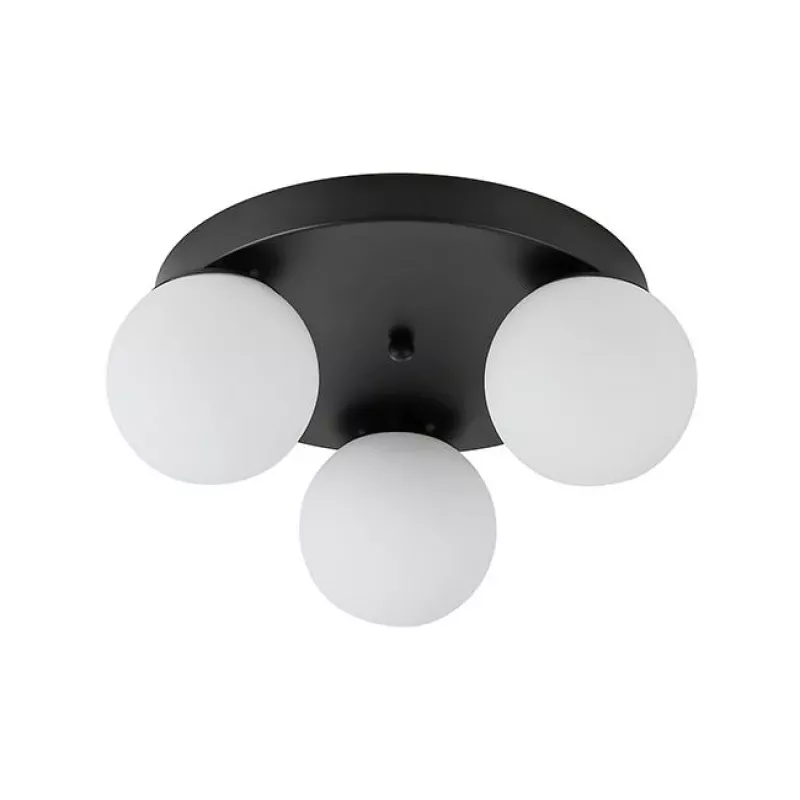 Kinkiet E27 LED Bali-12 29cm x3-1 czarny-5904703029939