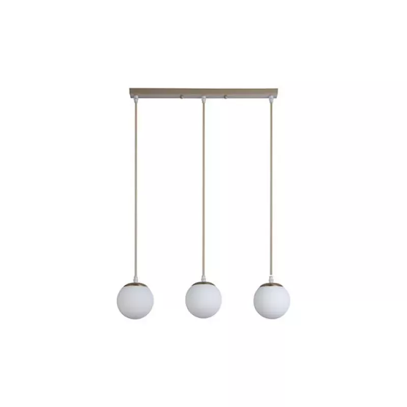 Oprawa wisząca E27 Bali-12 50cm x3-1 beż+złoty-5904703030003