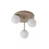 Kinkiet E27 LED Bali-12 29cm x3-2 beż+złoty-5904703029984