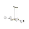 Oprawa wisząca E27 Bali-12 120cm x8 beż+złoty-5904703030027