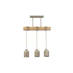 Oprawa wisząca E27 Elen x3 50cm beż+złota+WD-5904703030157