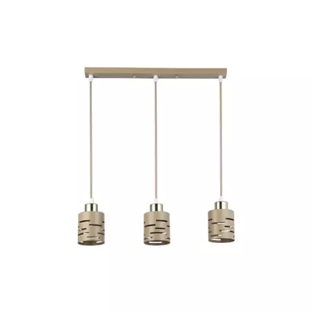 Oprawa wisząca E27 Elen x3 50cm beż+złota-5904703030164