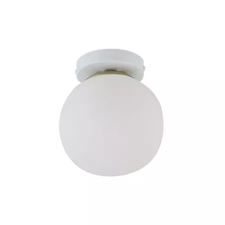 Kinkiet E27 LED Bali-15 15cm x1 biały+złoty-5904703029922