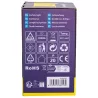Biała kurtyna sople 3x3m LED 300 ciepłych lampek z pilotem na 5V z USB - 8433325385569