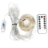 Kolorowa kurtyna sople 3x3m led RGBY serowarnie z pilota zasilane USB - 8433325385576
