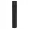 Lampa ogrodowa stojąca słupek zewnętrzny E27 80cm kwadratowa czarna-5904703008873