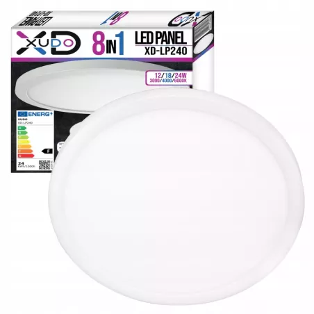 Plafon LED 8w1 NATYNKOWY 12/18/24W 3/4/6000K sufitowy oprawa LAMPA panel-5904703008903