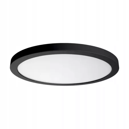 Panel LED 18W Lampa sufitowa plafon 2 w 1 biały neutralny 4000K czarny XUDO-5904703008613