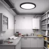 Panel LED 18W Lampa sufitowa plafon 2 w 1 biały neutralny 4000K czarny XUDO-5904703008613