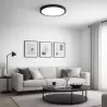 Panel LED 18W Lampa sufitowa plafon 2 w 1 biały neutralny 4000K czarny XUDO-5904703008613