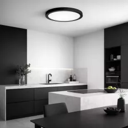 Panel LED 18W Lampa sufitowa plafon 2 w 1 biały neutralny 4000K czarny XUDO-5904703008613