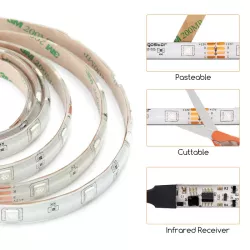 LED Pasek świetlny niskiego napięcia 3m RGB - 8433325210625