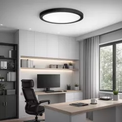 Panel LED 24W Lampa sufitowa plafon 2 w 1 biały neutralny 4000K czarny XUDO-5904703008644