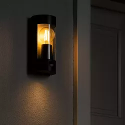 Kinkiet zewnętrzny lampa ogrodowa CZUJNIK RUCHU elewacyjna ścienna E27 LED-5904703010005