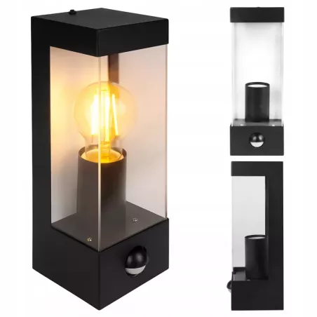 Kinkiet zewnętrzny lampa ogrodowa CZUJNIK RUCHU elewacyjna ścienna E27 LED-5904703010012