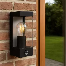 Kinkiet zewnętrzny lampa ogrodowa CZUJNIK RUCHU elewacyjna ścienna E27 LED-5904703010012