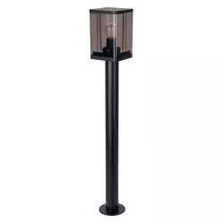Lampa ogrodowa stojąca słupek zewnętrzny E27 50cm czarna-5904703009993