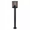 Lampa ogrodowa stojąca słupek zewnętrzny E27 50cm czarna-5904703009993