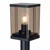 Lampa ogrodowa stojąca słupek zewnętrzny E27 50cm czarna-5904703009993
