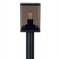 Lampa ogrodowa stojąca słupek zewnętrzny E27 50cm czarna-5904703009993