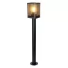 Lampa ogrodowa stojąca słupek zewnętrzny E27 50cm czarna-5904703009993