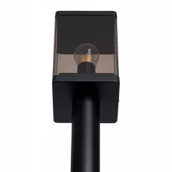 Lampa ogrodowa stojąca słupek zewnętrzny E27 50cm czarna-5904703009993