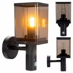 Kinkiet zewnętrzny lampa ogrodowa CZUJNIK RUCHU elewacyjna ścienna E27 LED-5904703010043