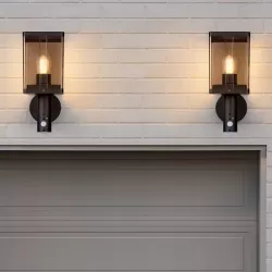 Kinkiet zewnętrzny lampa ogrodowa CZUJNIK RUCHU elewacyjna ścienna E27 LED-5904703010043
