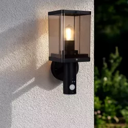 Kinkiet zewnętrzny lampa ogrodowa CZUJNIK RUCHU elewacyjna ścienna E27 LED-5904703010043