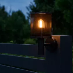 Kinkiet zewnętrzny lampa ogrodowa CZUJNIK RUCHU elewacyjna ścienna E27 LED-5904703010043