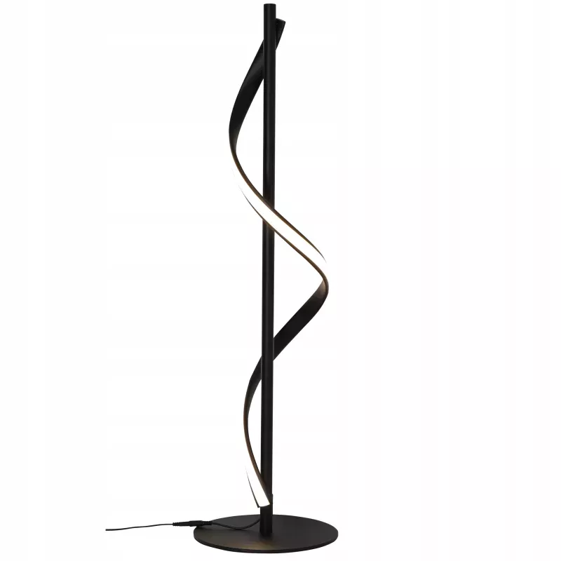 Lampa Stojąca Podłogowa LED 4000K 20W czarna 90cm Do Czytania-5904703012627