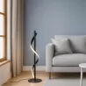 Lampa Stojąca Podłogowa LED 4000K 20W czarna 90cm Do Czytania-5904703012627