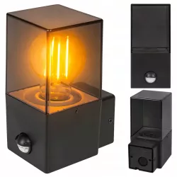 Kinkiet zewnętrzny lampa ogrodowa CZUJNIK RUCHU elewacyjna ścienna E27 LED-5904703009092