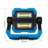 Naświetlacz LED halogen przenośny 4500K biały neutralny 6xAAA XUDO-5904703012429