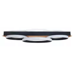 LAMPA SUFITOWA LED XD-LA125 PLAFON ŻYRANDOL CZARNY 25W 4000K-5904703012542