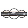 LAMPA SUFITOWA LED XD-LA125 PLAFON ŻYRANDOL CZARNY 25W 4000K-5904703012542