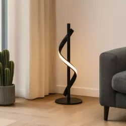 Lampa Stojąca Biurkowa Stołowa LED 4000K 10W czarna 43cm Do Czytania-5904703012610