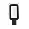 LAMPA ULICZNA LED 50W 4500K ogrodowa zewnętrzna czarna PILOT-5904703012320