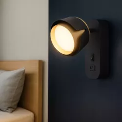 KINKIET do czytania ścienny lampa oprawa GX53 Czarny + złoty XUDO-5904703011934