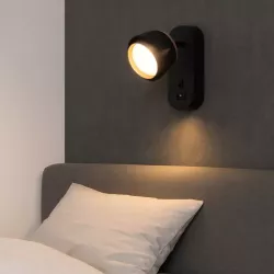 KINKIET do czytania ścienny lampa oprawa GX53 Czarny + złoty XUDO-5904703011934
