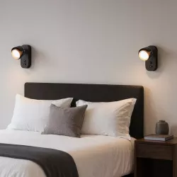 KINKIET do czytania ścienny lampa oprawa GX53 Czarny + złoty XUDO-5904703011934