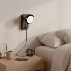 KINKIET do czytania ścienny lampa oprawa GX53 Czarny + złoty XUDO-5904703011934