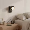 KINKIET do czytania ścienny lampa oprawa GX53 Czarny + złoty XUDO-5904703011934