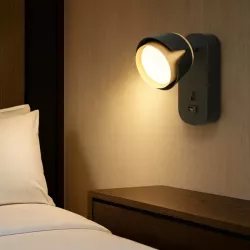 KINKIET do czytania ścienny lampa oprawa GX53 Czarny + złoty XUDO-5904703011934